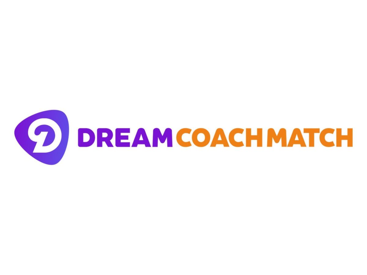 Dream Coach Match full color horizontal logo.