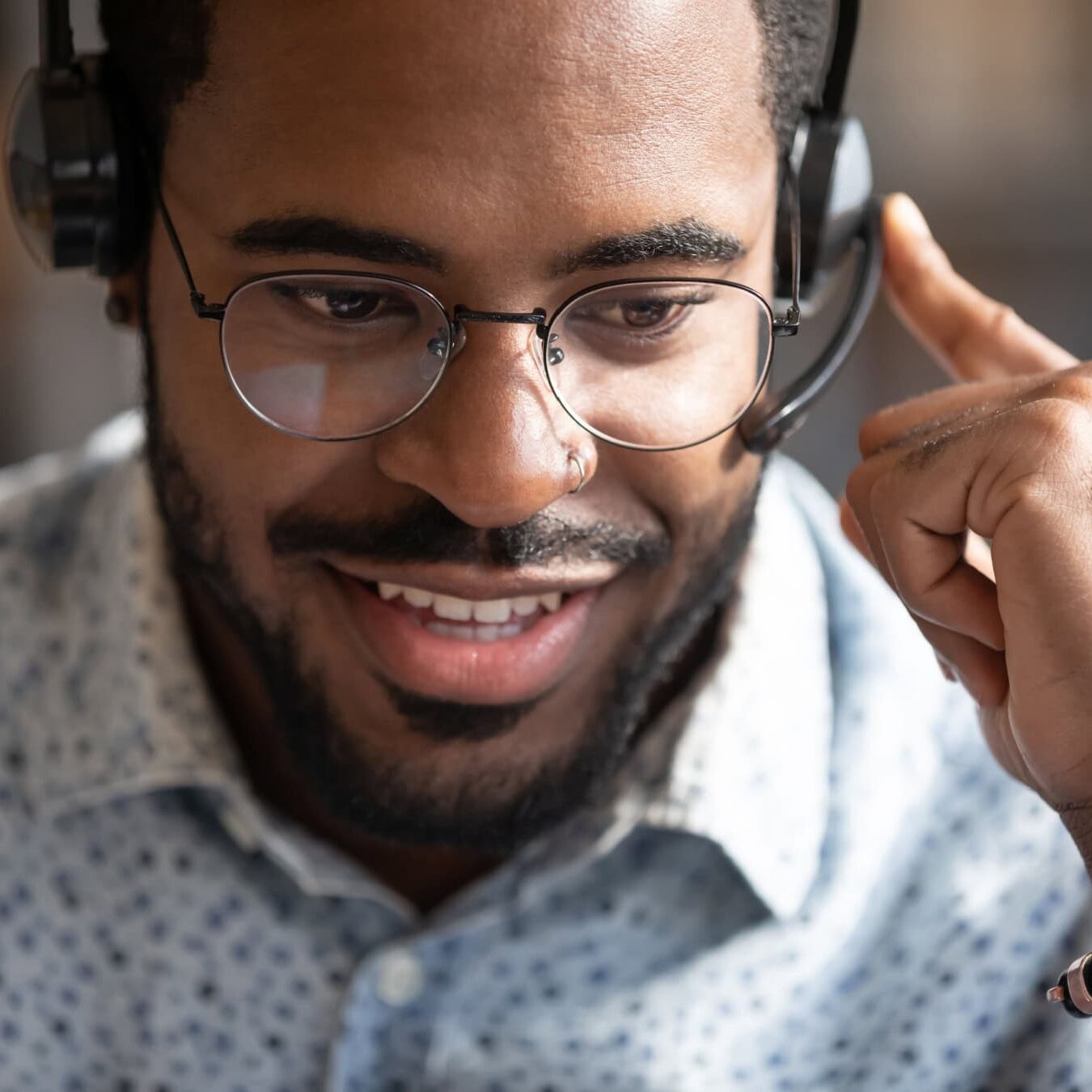 A man learns more about the ICF Exam Accommodations through Pearson VUE